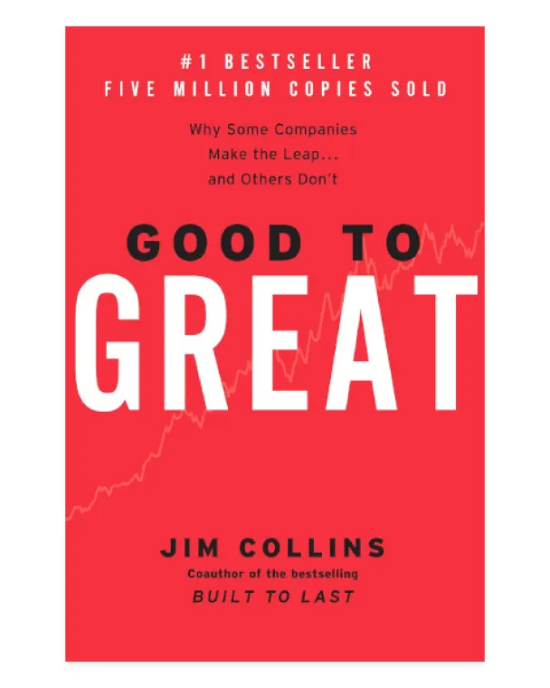 Cover of Jim Collins book, Good to Great