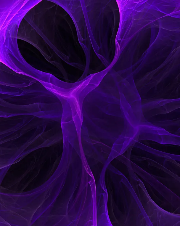 Abstract purple cellular structure