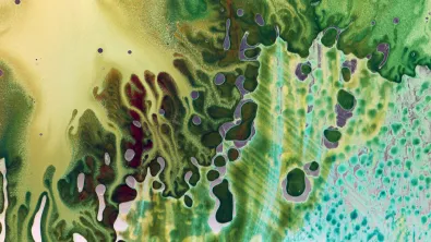 Conceptual artwork of diagnostic pathology