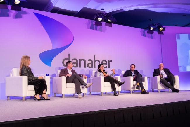 "Hyper performing our world" panel discussion at the Danaher Summit